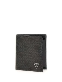 PORTAFOGLIO UOMO - GUESS NERO - SMVELE LEA22
