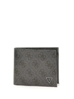 PORTAFOGLIO UOMO - GUESS NERO - SMVELE LEA20
