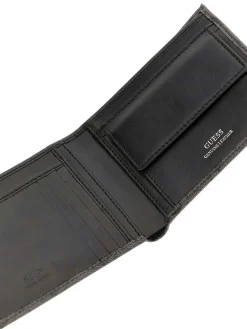 PORTAFOGLIO UOMO - GUESS NERO - SMVELE LEA20