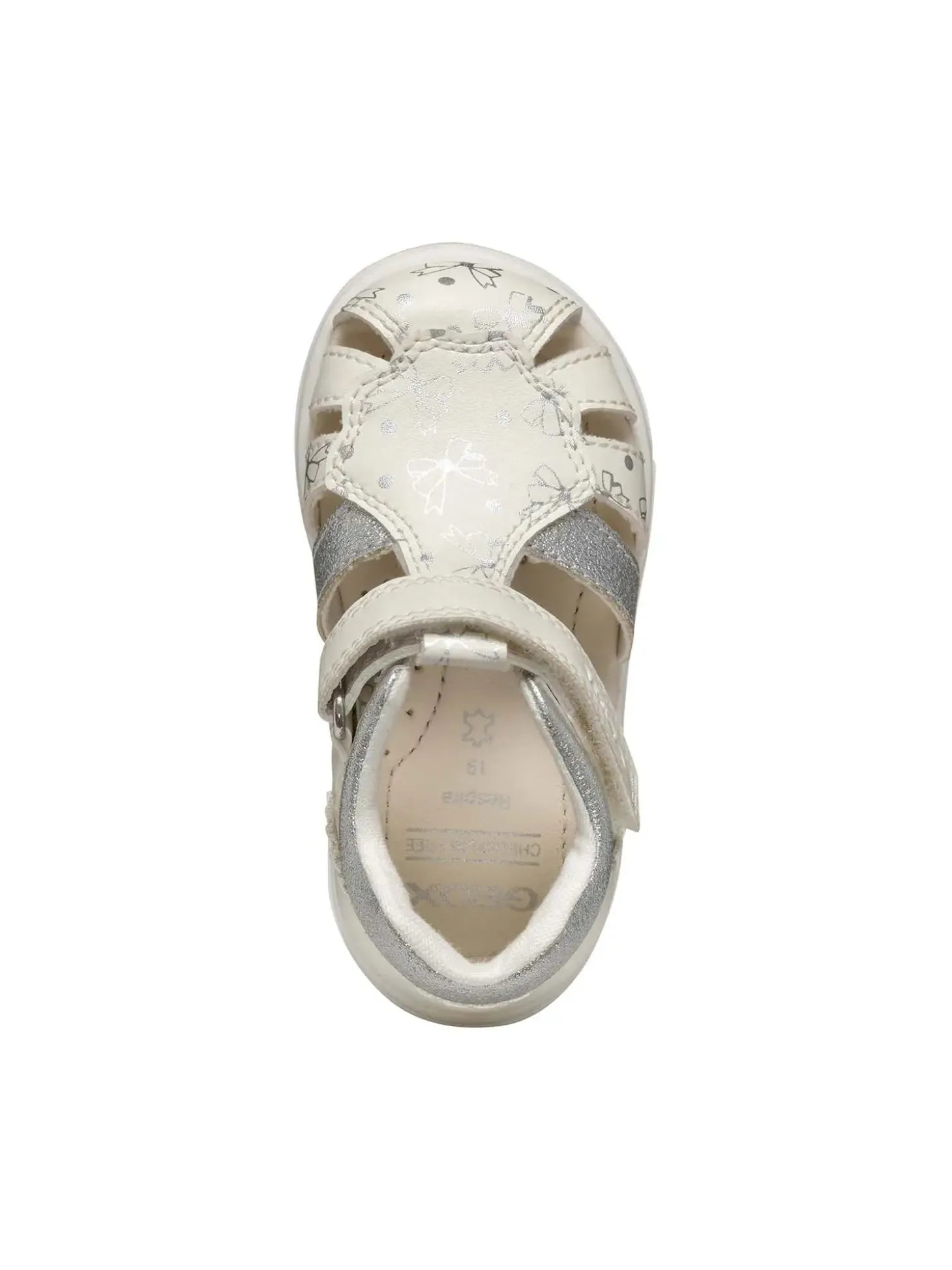 RAGNETTO BAMBINA - GEOX BIANCO-ARGENTO - B556FA 000BC