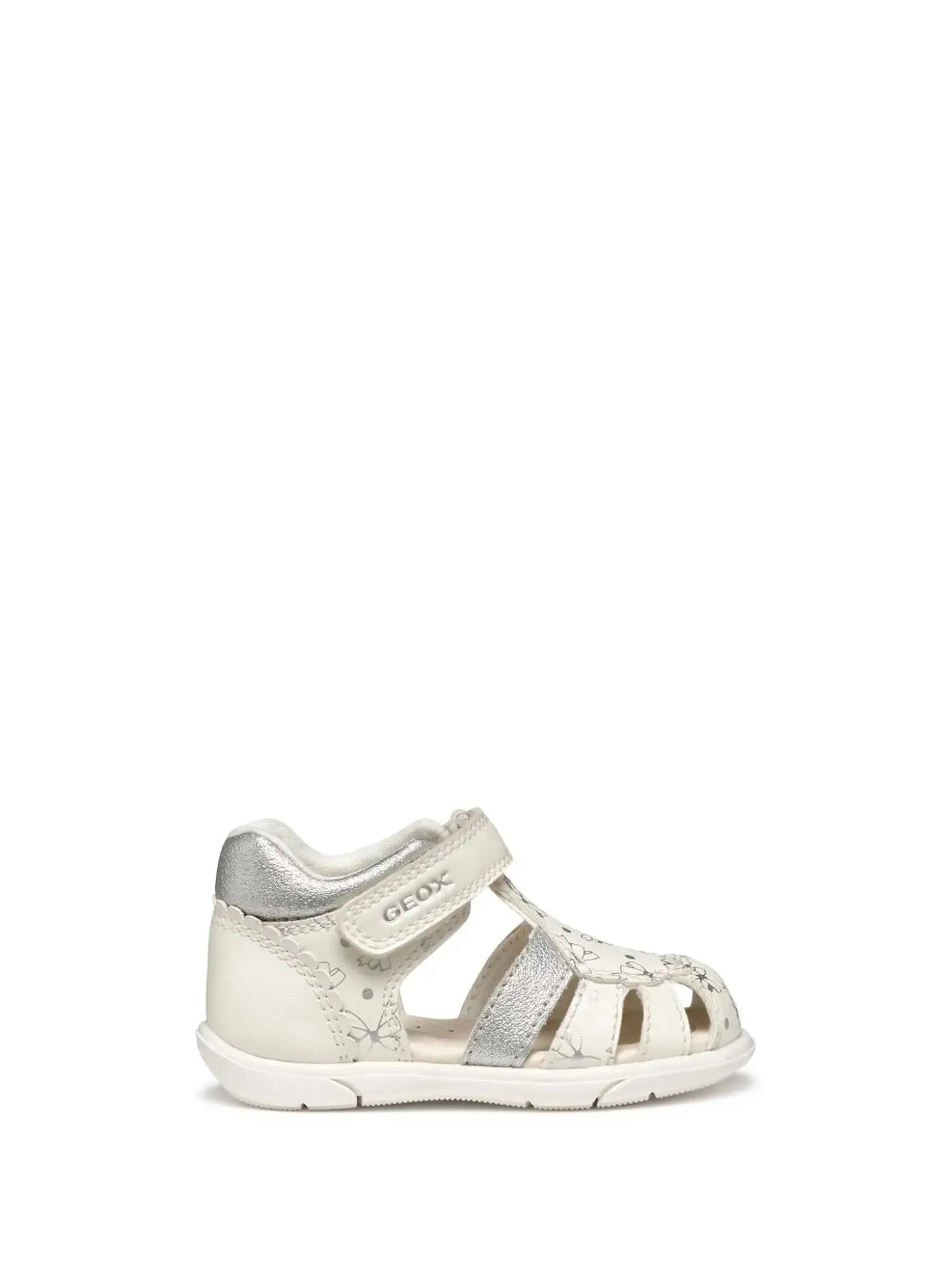 RAGNETTO BAMBINA - GEOX BIANCO-ARGENTO - B556FA 000BC