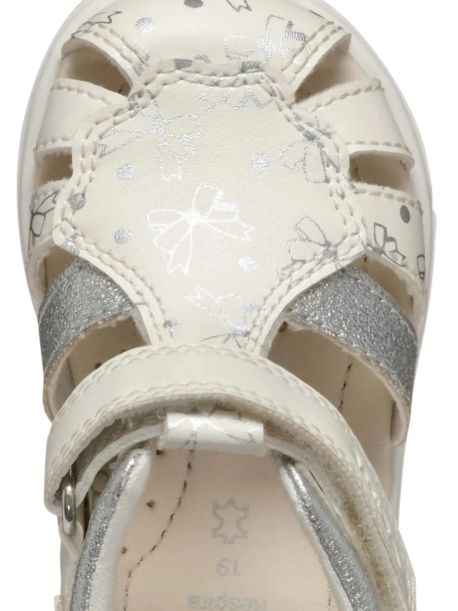 RAGNETTO BAMBINA - GEOX BIANCO-ARGENTO - B556FA 000BC