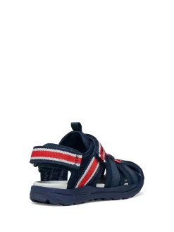 RAGNETTO RAGAZZO - GEOX NAVY-ROSSO - J555XA 01454