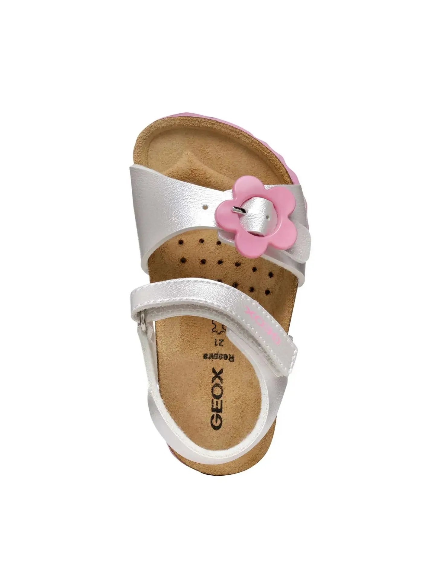 SANDALO BAMBINA - GEOX BIANCO - B552RD 000NF