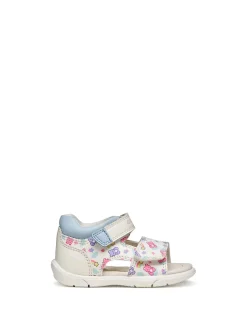 SANDALO BAMBINA - GEOX BIANCO-BLU - B556FC 05404