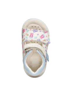 SANDALO BAMBINA - GEOX BIANCO-BLU - B556FC 05404