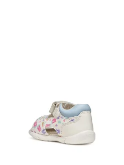 SANDALO BAMBINA - GEOX BIANCO-BLU - B556FC 05404