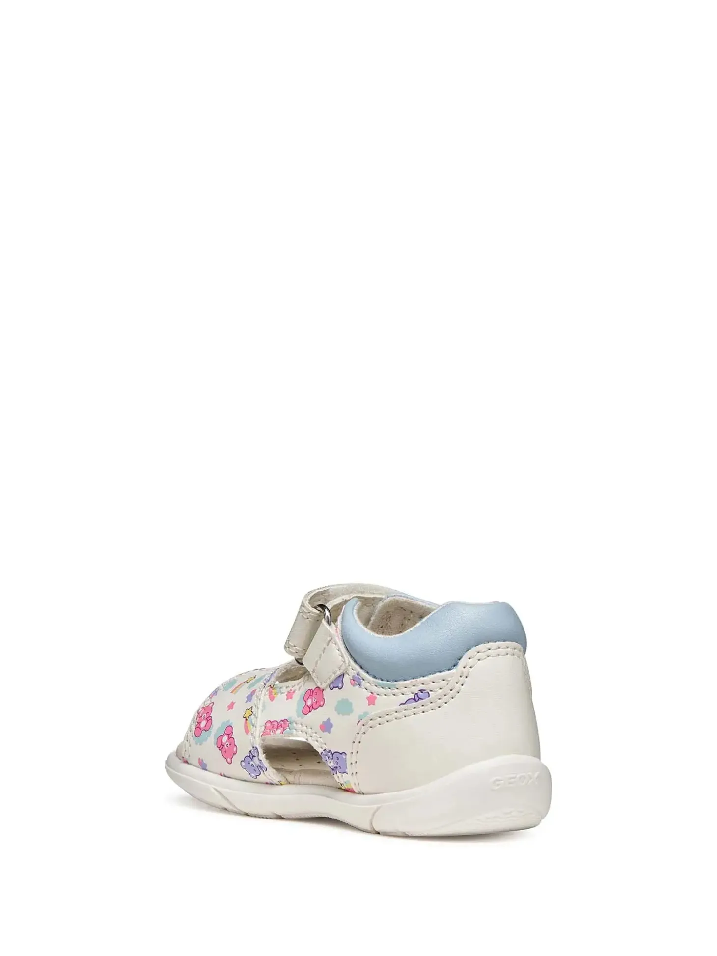 SANDALO BAMBINA - GEOX BIANCO-BLU - B556FC 05404