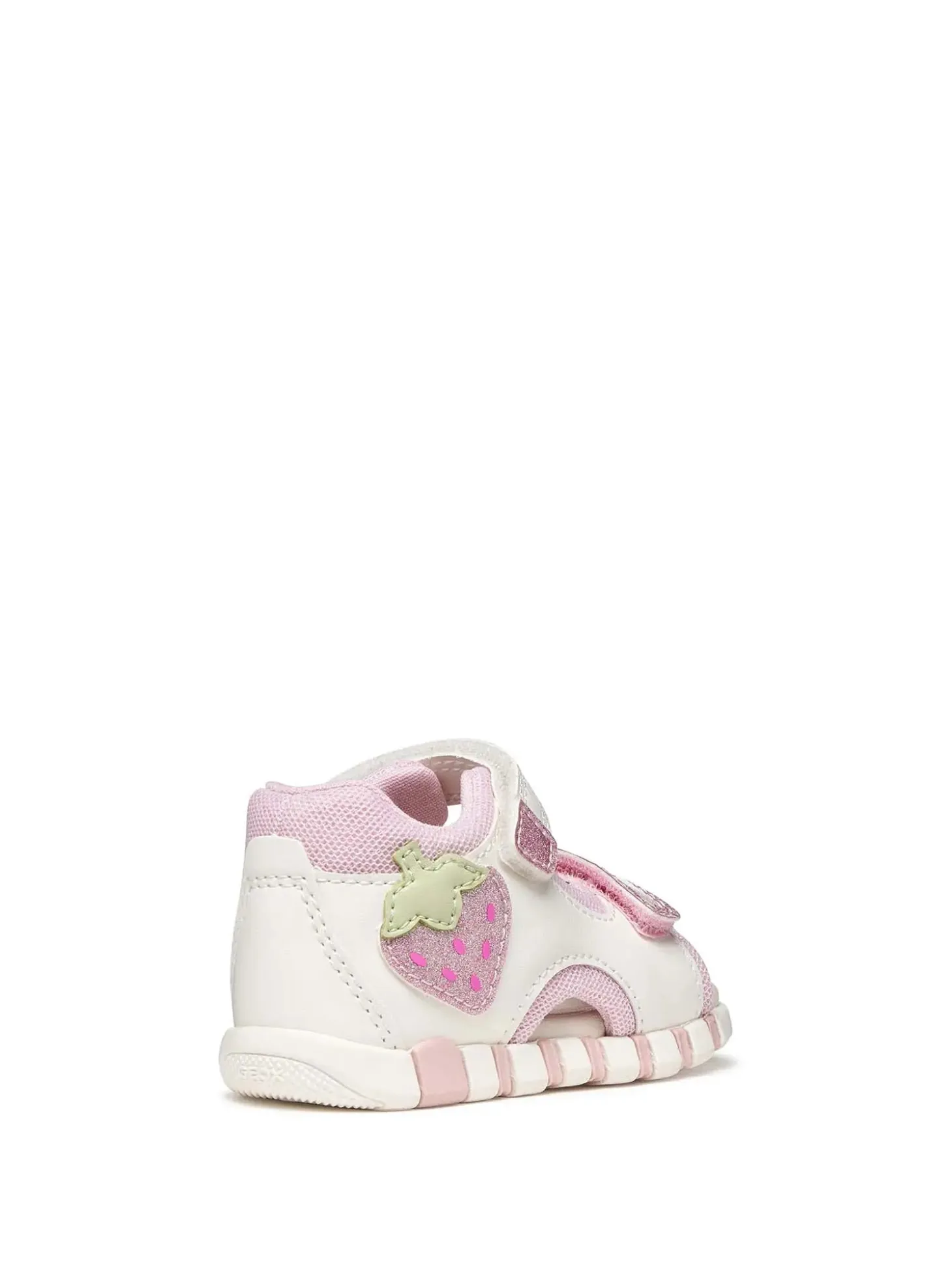SANDALO BAMBINA - GEOX BIANCO-ROSA - B6517A 054GN