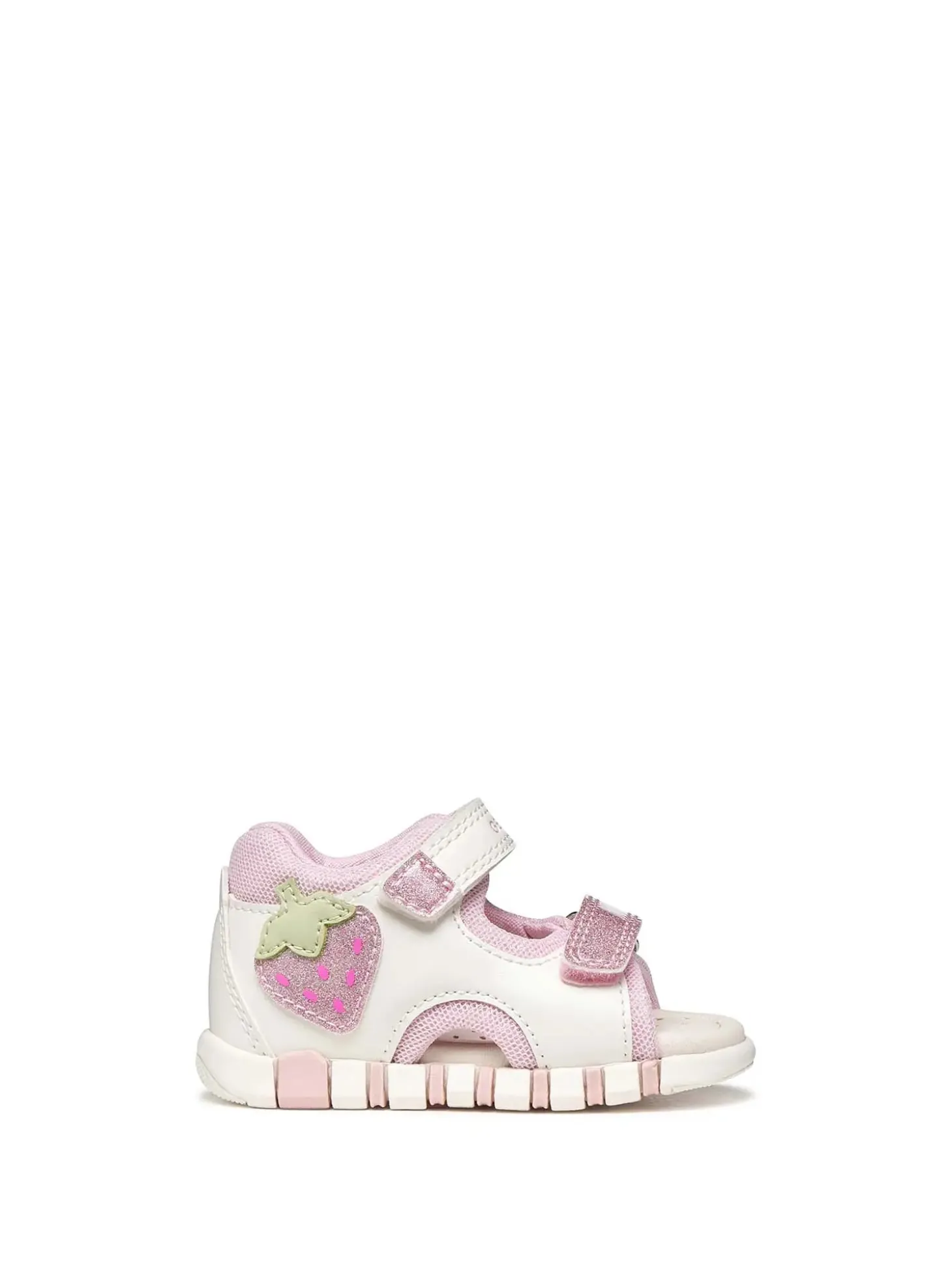 SANDALO BAMBINA - GEOX BIANCO-ROSA - B6517A 054GN