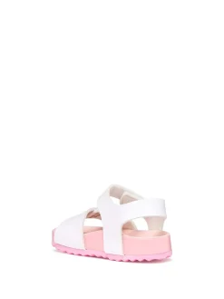 SANDALO BAMBINA - GEOX BIANCO-ROSA - B652RA 000BC