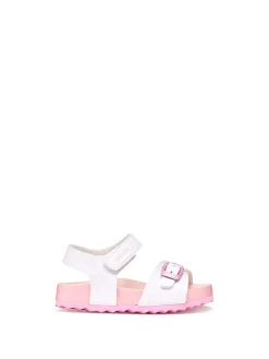 SANDALO BAMBINA - GEOX BIANCO-ROSA - B652RA 000BC