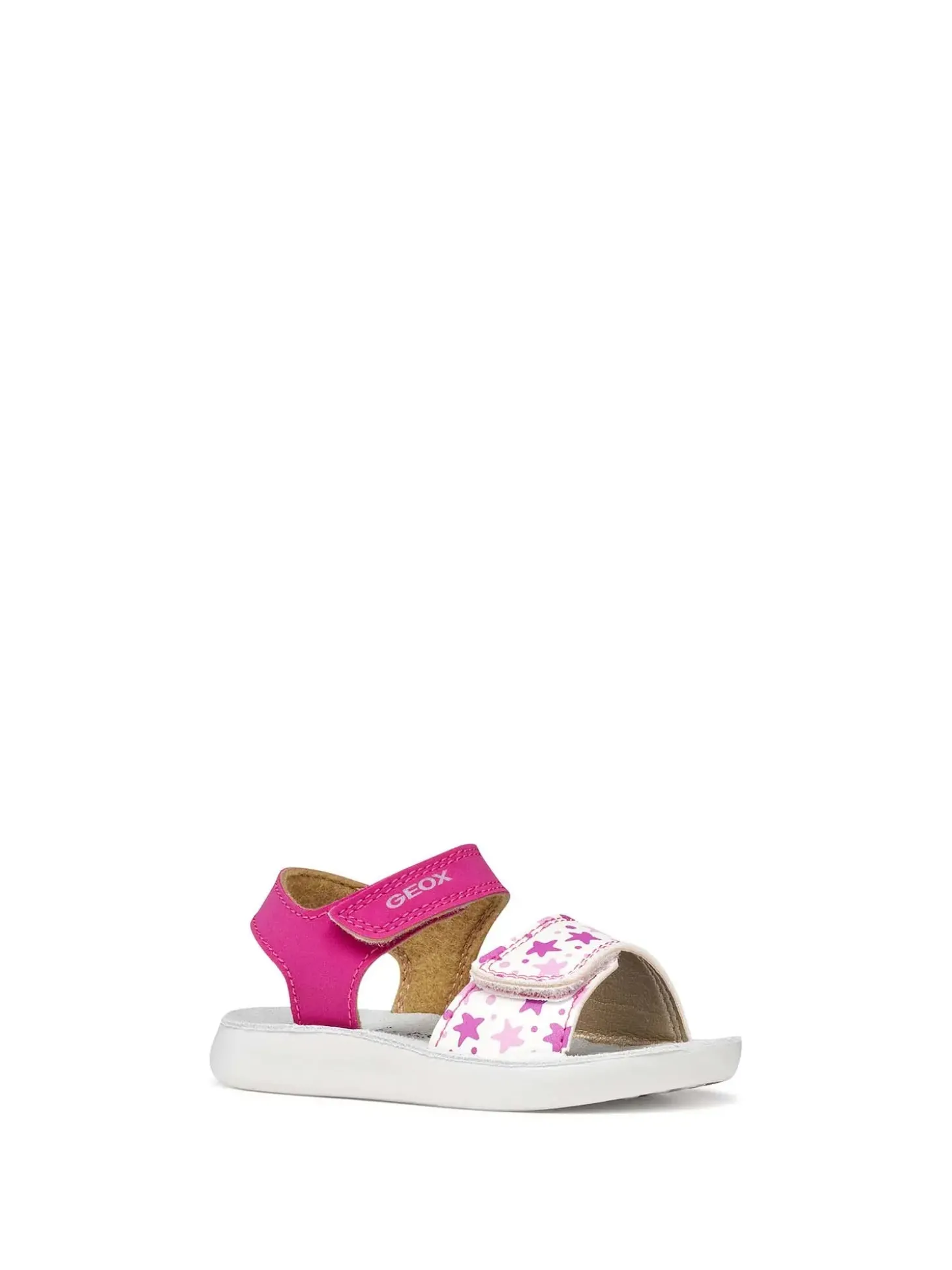 SANDALO BAMBINA - GEOX FUXIA-BIANCO - B455TB 05404
