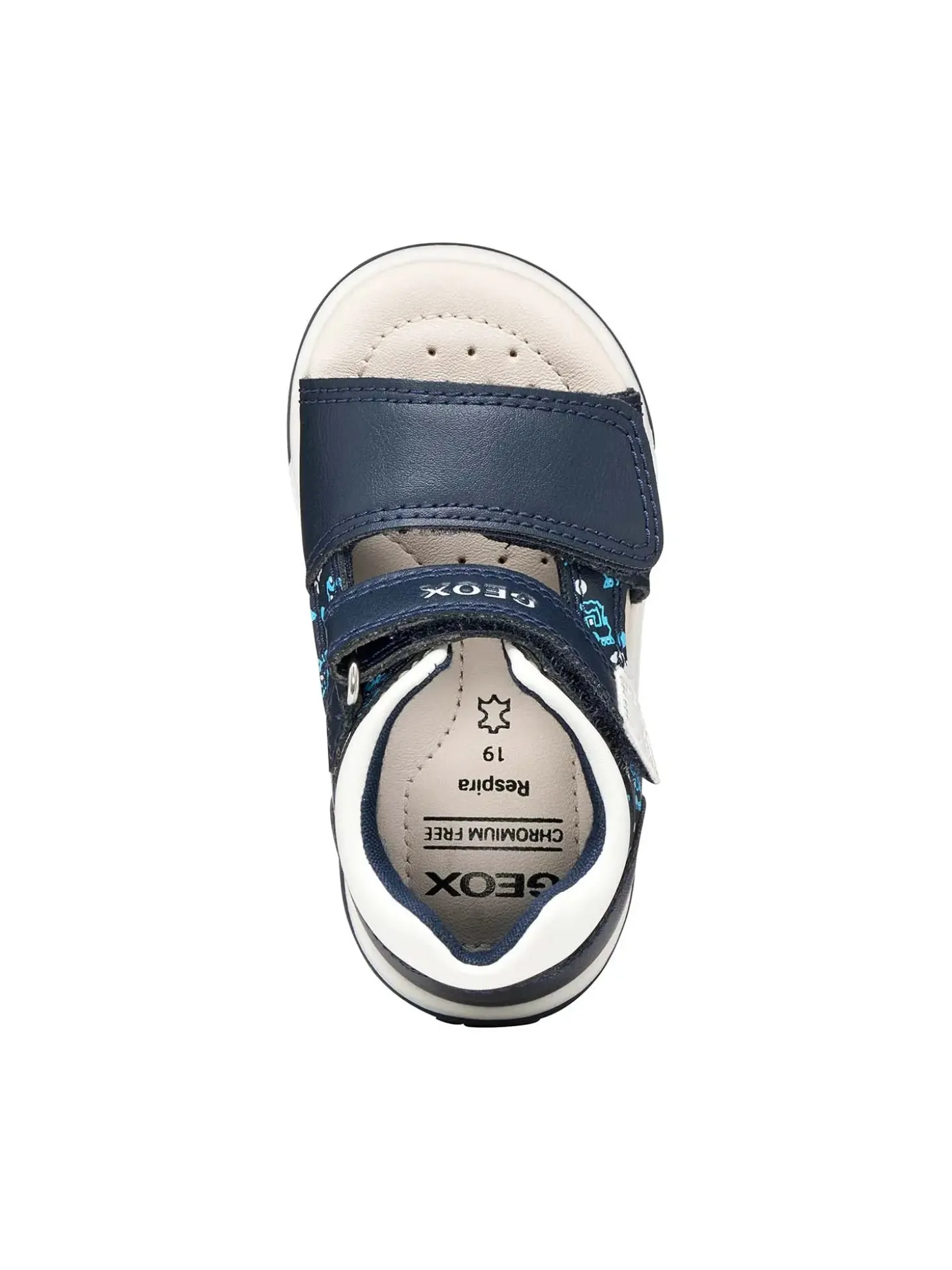 SANDALO BAMBINO - GEOX NAVY-BIANCO - B556EA 05404