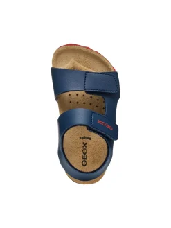 SANDALO BAMBINO - GEOX NAVY-ROSSO - B552QB 000BC