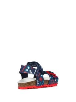 SANDALO BAMBINO - GEOX NAVY-ROSSO - B652QB 00004