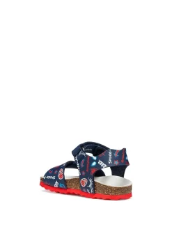SANDALO BAMBINO - GEOX NAVY-ROSSO - B652QB 00004