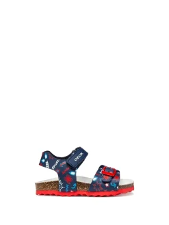 SANDALO BAMBINO - GEOX NAVY-ROSSO - B652QB 00004