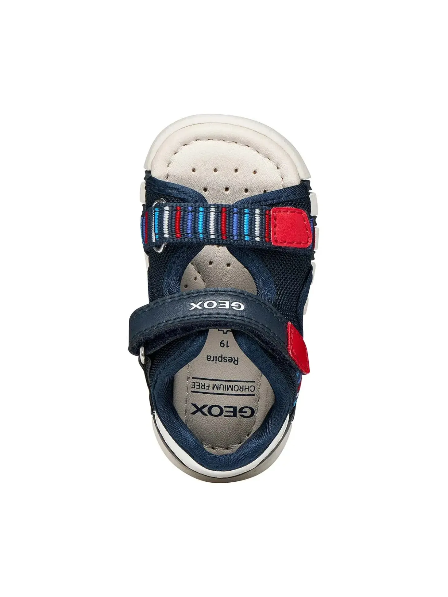 SANDALO BAMBINO - GEOX NAVY-ROSSO - B655PA 0BC14
