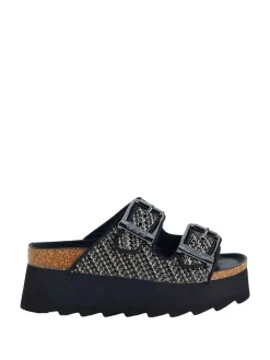 SANDALO DONNA - COLORS OF CALIFORNIA NERO - HC.BES600