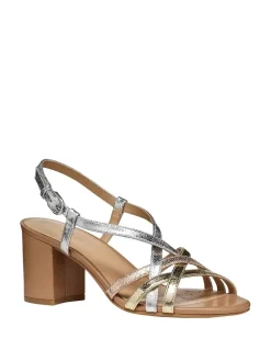 SANDALO DONNA - GEOX ARGENTO - D55YZB 0KYBN