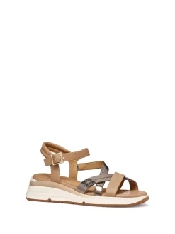 SANDALO DONNA - GEOX BEIGE - D650JA 0CD54
