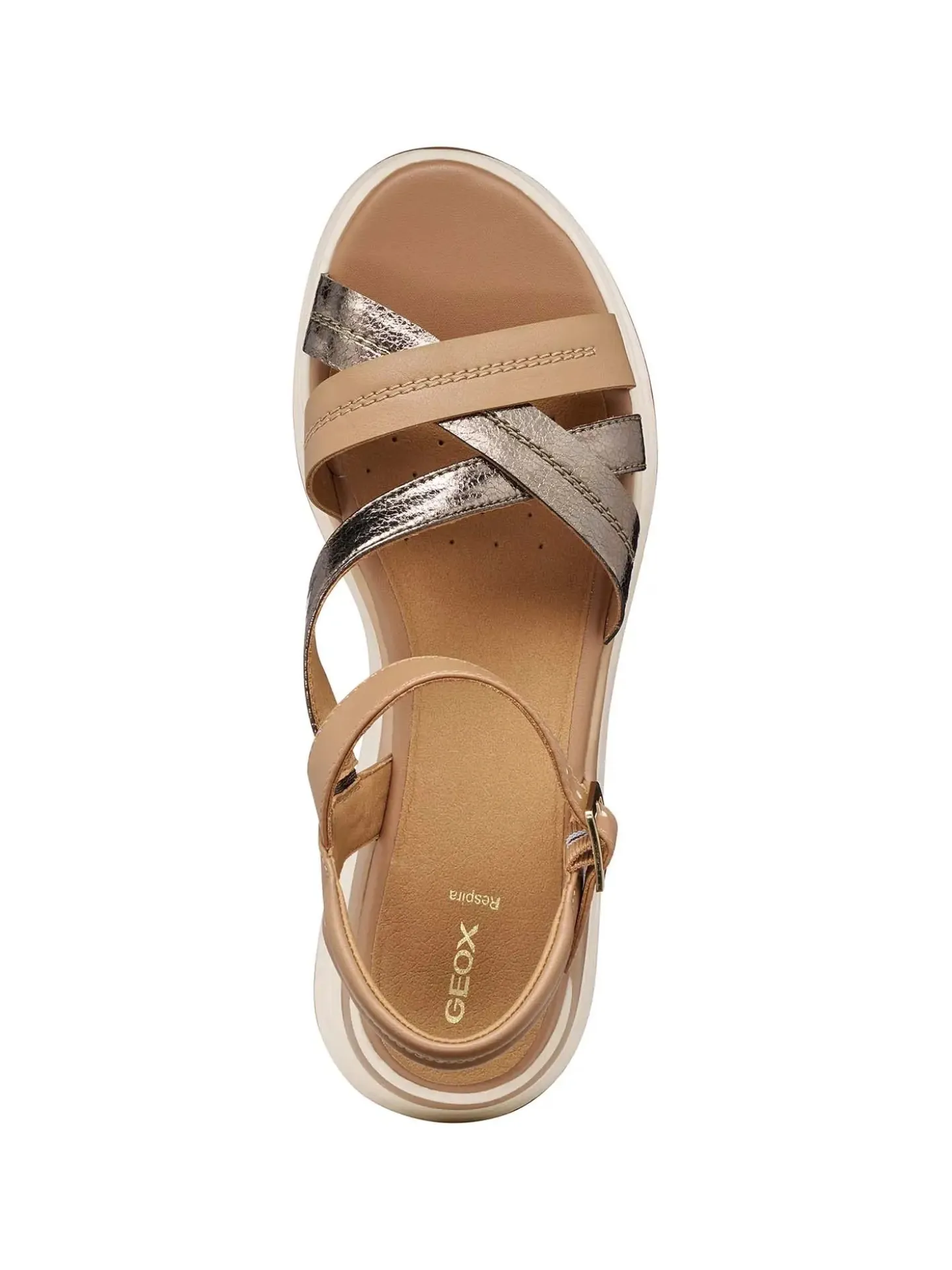 SANDALO DONNA - GEOX BEIGE - D650JA 0CD54