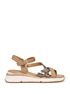 SANDALO DONNA - GEOX BEIGE - D650JA 0CD54