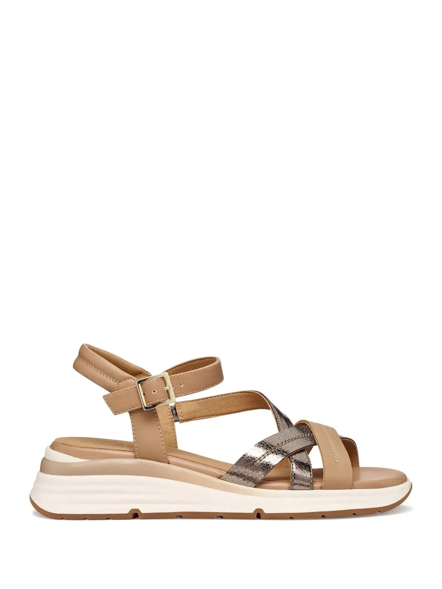 SANDALO DONNA - GEOX BEIGE - D650JA 0CD54