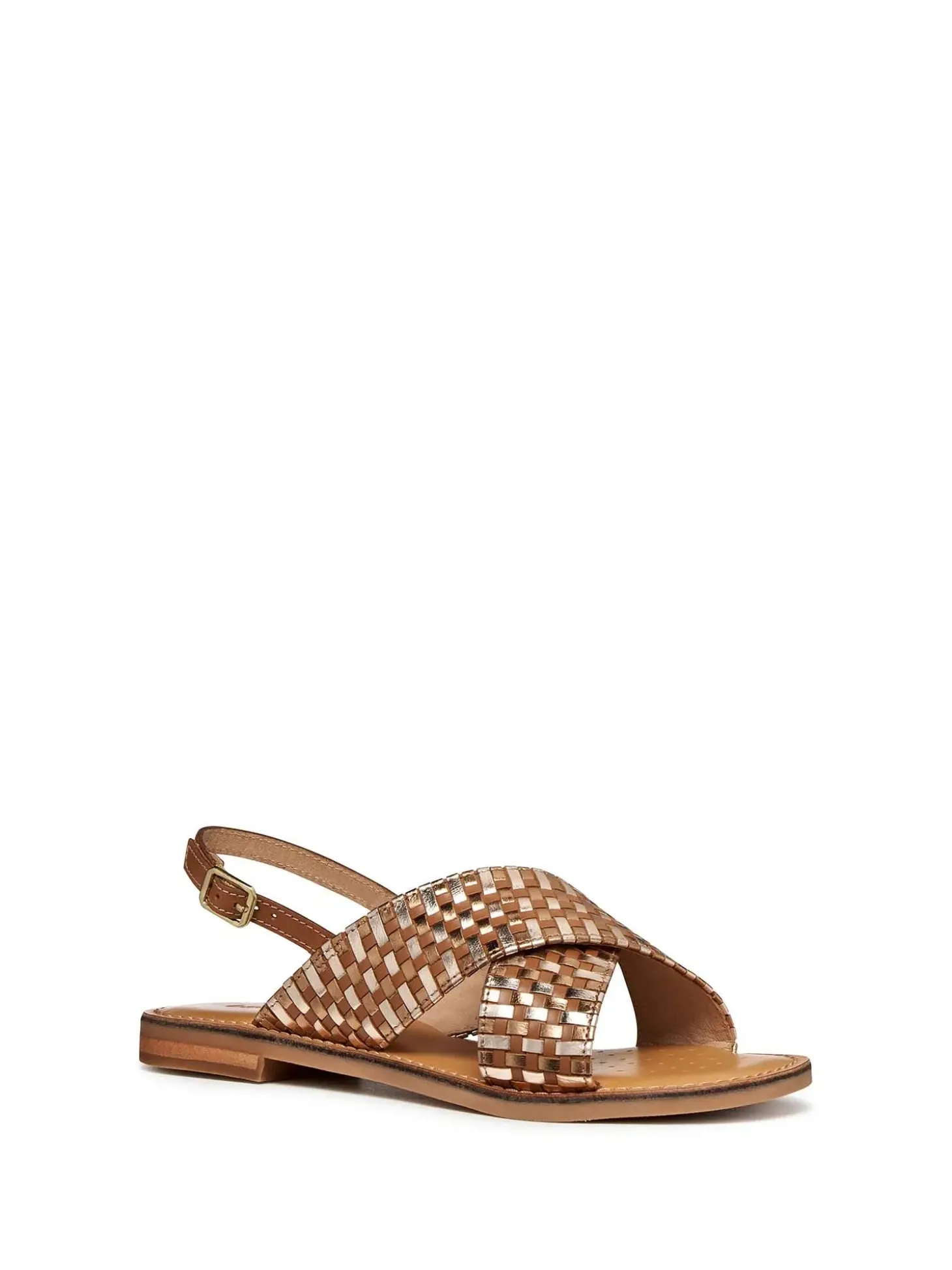 SANDALO DONNA - GEOX CAMEL - D65YMN 0KFKY