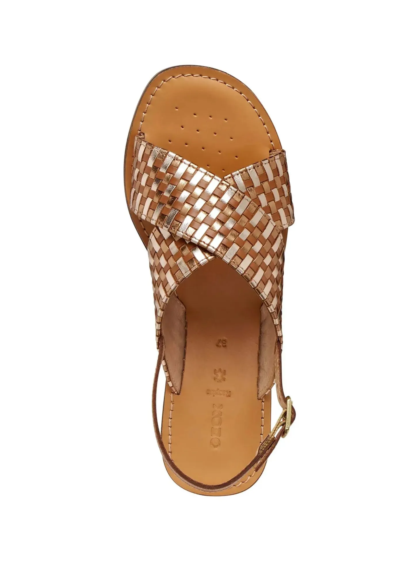 SANDALO DONNA - GEOX CAMEL - D65YMN 0KFKY