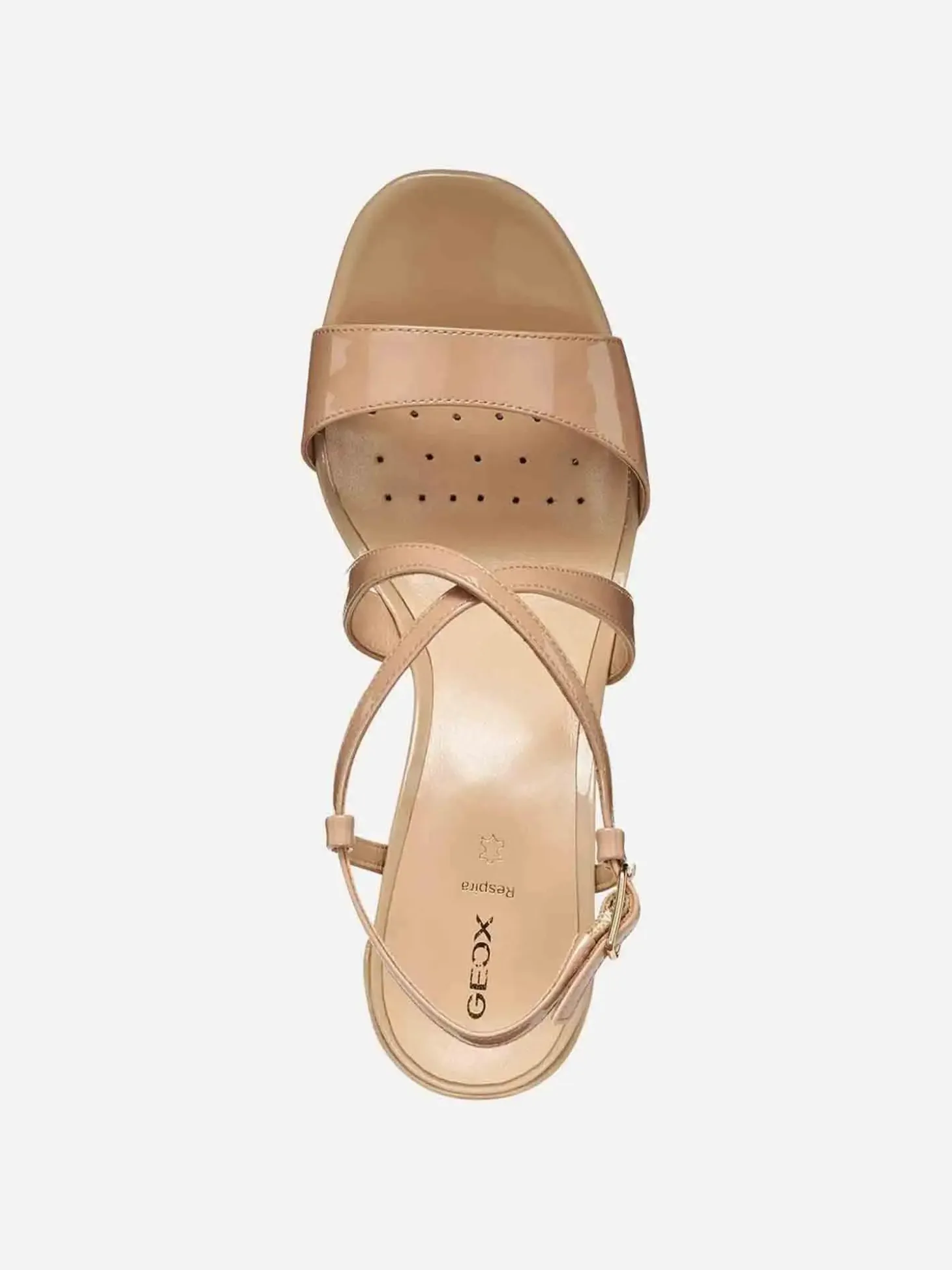 SANDALO DONNA - GEOX MARRONE - D652KA 00066
