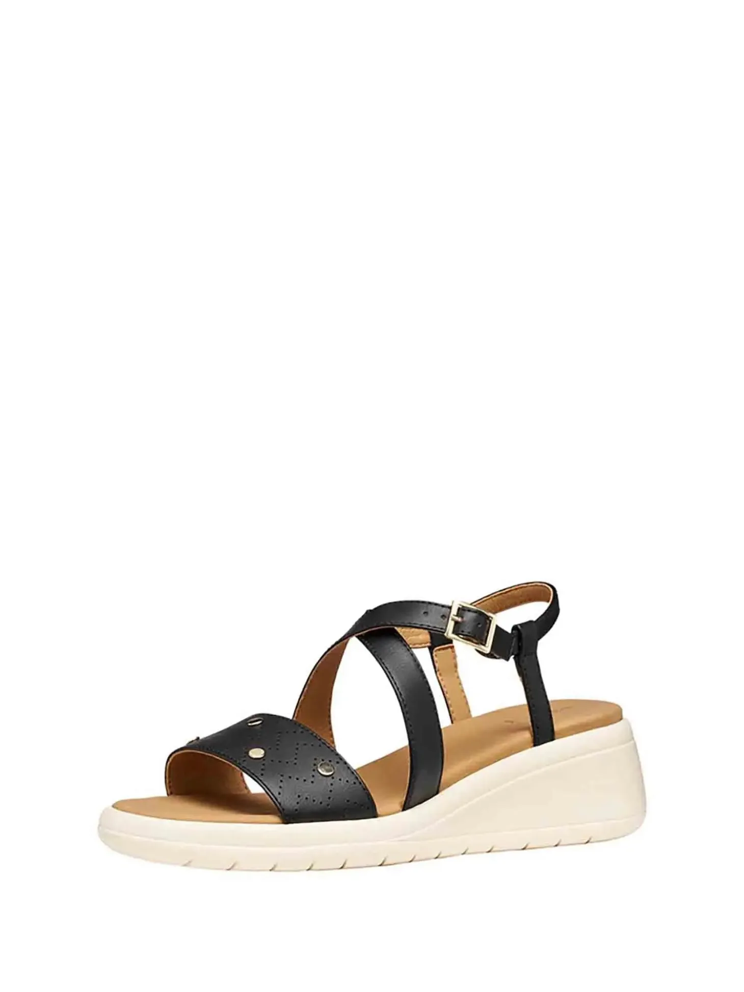 SANDALO DONNA - GEOX NERO - D650EA 000BC