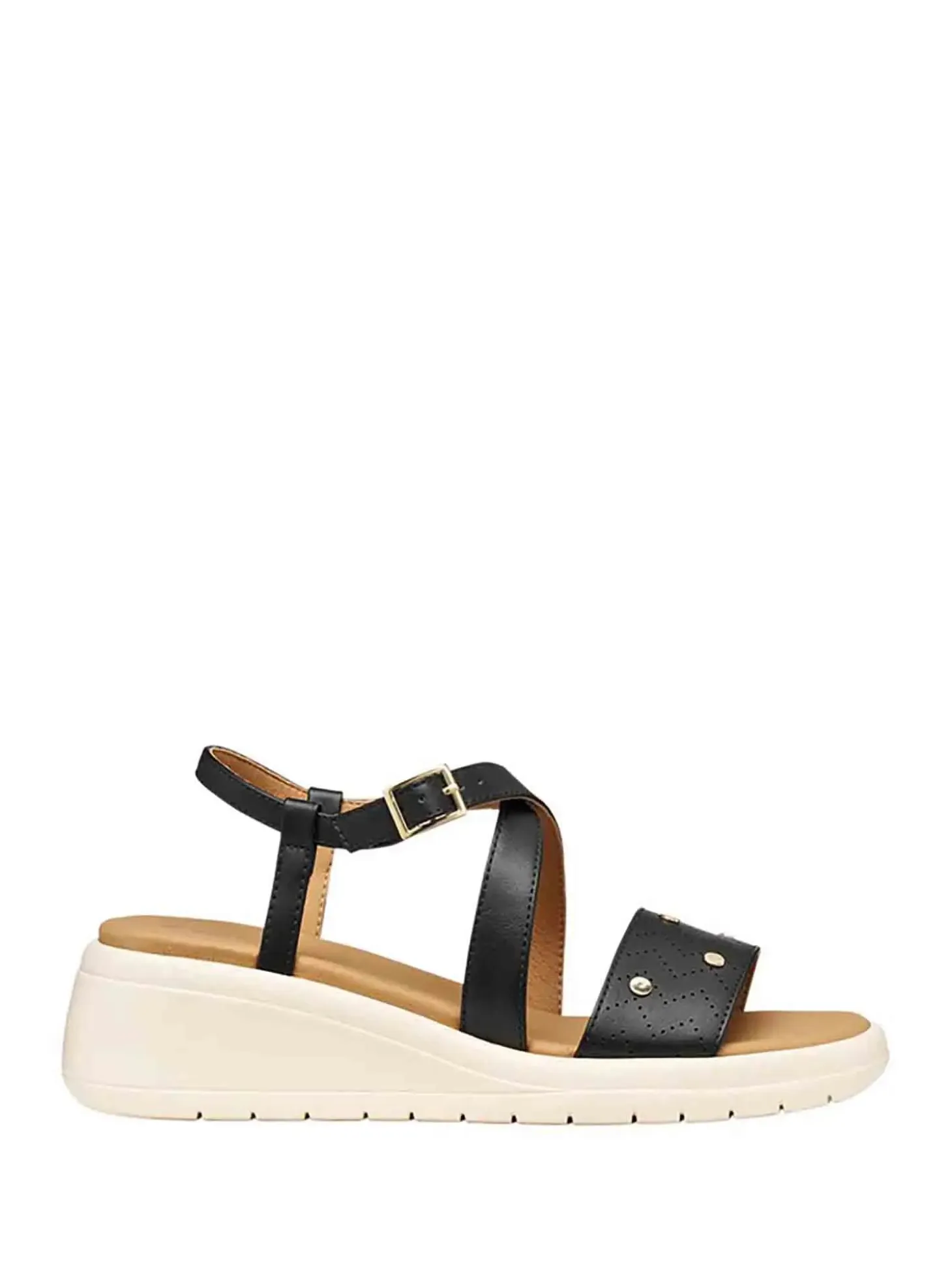 SANDALO DONNA - GEOX NERO - D650EA 000BC