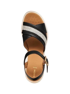SANDALO DONNA - GEOX NERO - D550EG 05411