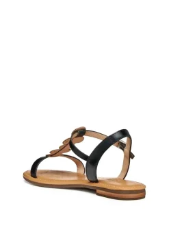 SANDALO DONNA - GEOX NERO - D65LXE 0N61J