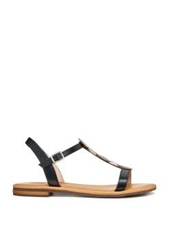 SANDALO DONNA - GEOX NERO - D65LXE 0N61J