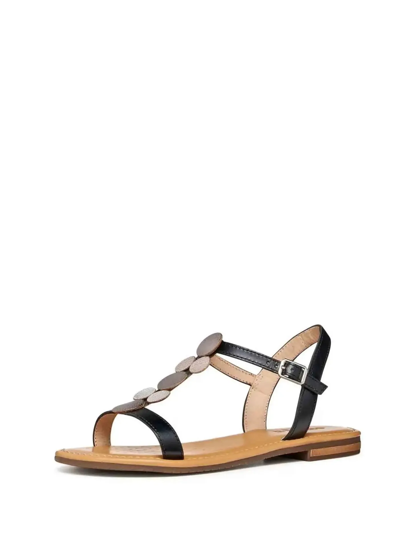 SANDALO DONNA - GEOX NERO - D65LXE 0N61J