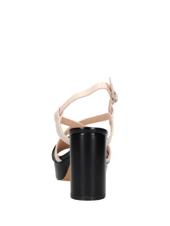 SANDALO DONNA - MARINA GALANTI NERO-NUDO - MG 1B392