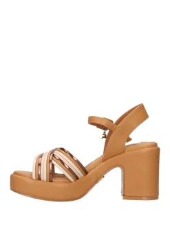 SANDALO DONNA - NAZARENO GABRIELLI CAMEL - 6123