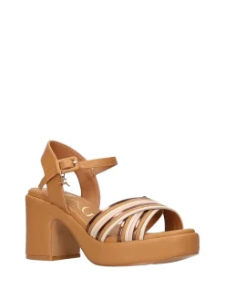 SANDALO DONNA - NAZARENO GABRIELLI CAMEL - 6123