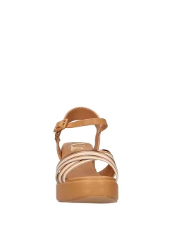 SANDALO DONNA - NAZARENO GABRIELLI CAMEL - 6123