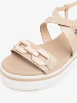 SANDALO DONNA - NERO GIARDINI BEIGE - E615953D