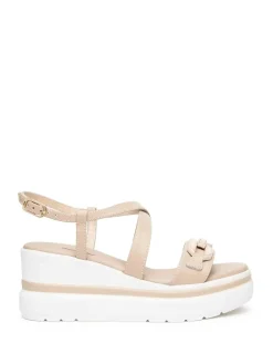 SANDALO DONNA - NERO GIARDINI BEIGE - E615953D