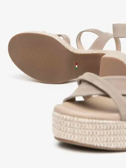 SANDALO DONNA - NERO GIARDINI BEIGE - E616070D