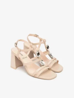 SANDALO DONNA - NERO GIARDINI BEIGE - E615710D
