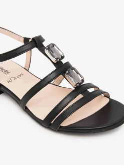 SANDALO DONNA - NERO GIARDINI NERO - E615760D