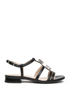 SANDALO DONNA - NERO GIARDINI NERO - E615760D