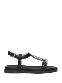 SANDALO DONNA - NERO GIARDINI NERO - E615931D