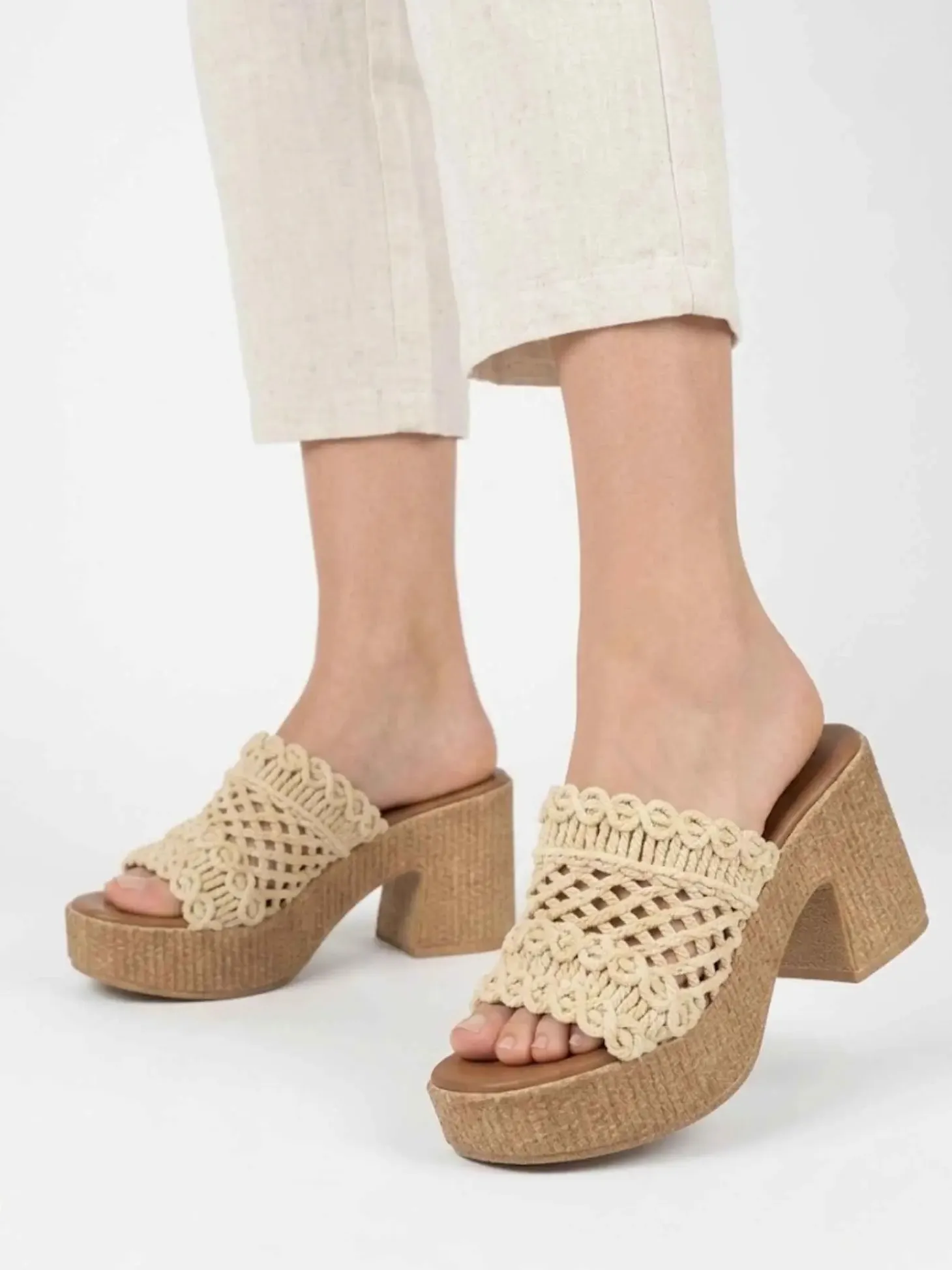SANDALO DONNA - NINI BEIGE - SS25125
